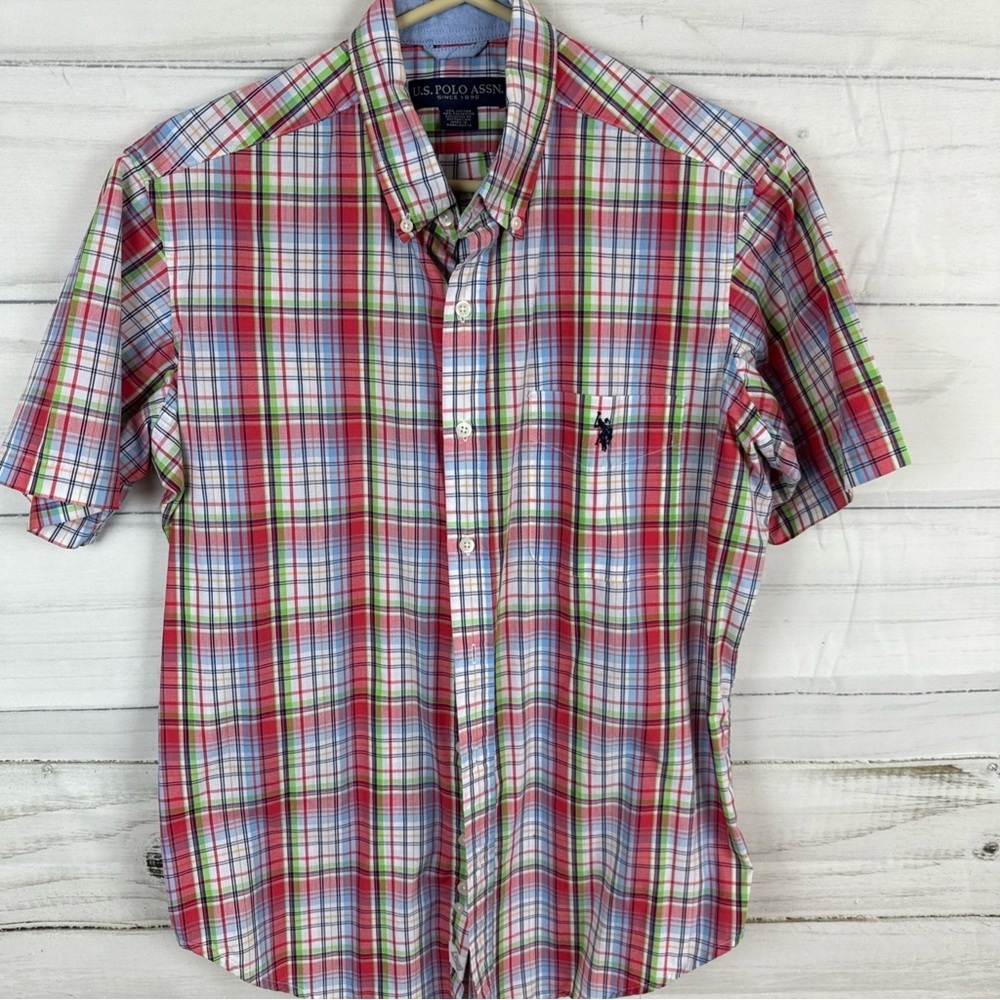 U.S. Polo Assn. Men's Multicolor Plaid Shirt